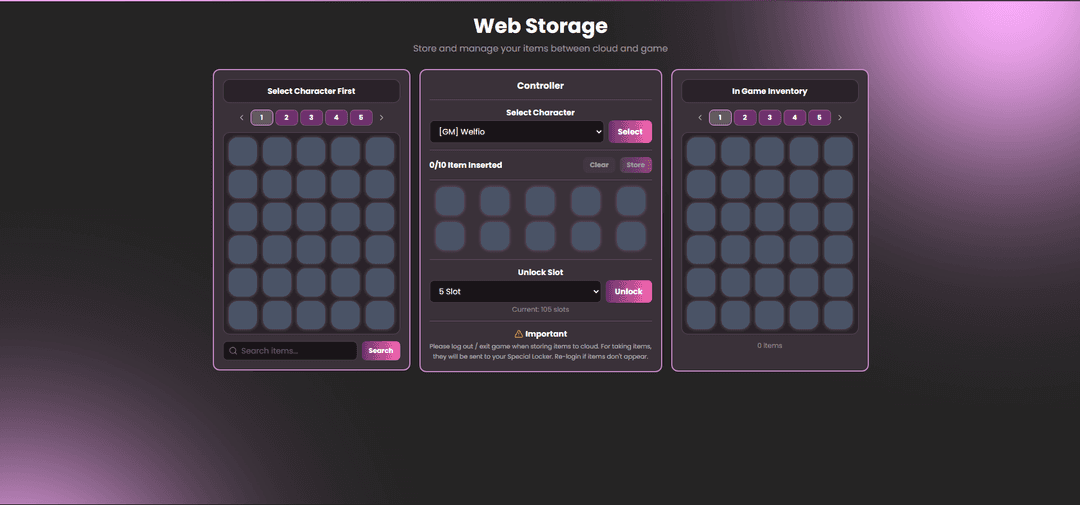 Web Storage